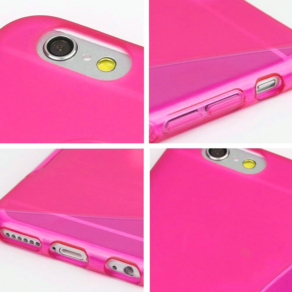 EbestStar Cover In Silicone Similpelle Per IPhone 6 Plus/6S Plus (5.5") - Morbida E Sottile Con Protezione Antiurto + Vetro Temperato Incluso (Nero) - 4