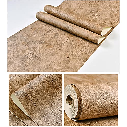 Papier peint gris moderne effet ciment style industriel chic 53cm x 9.5m