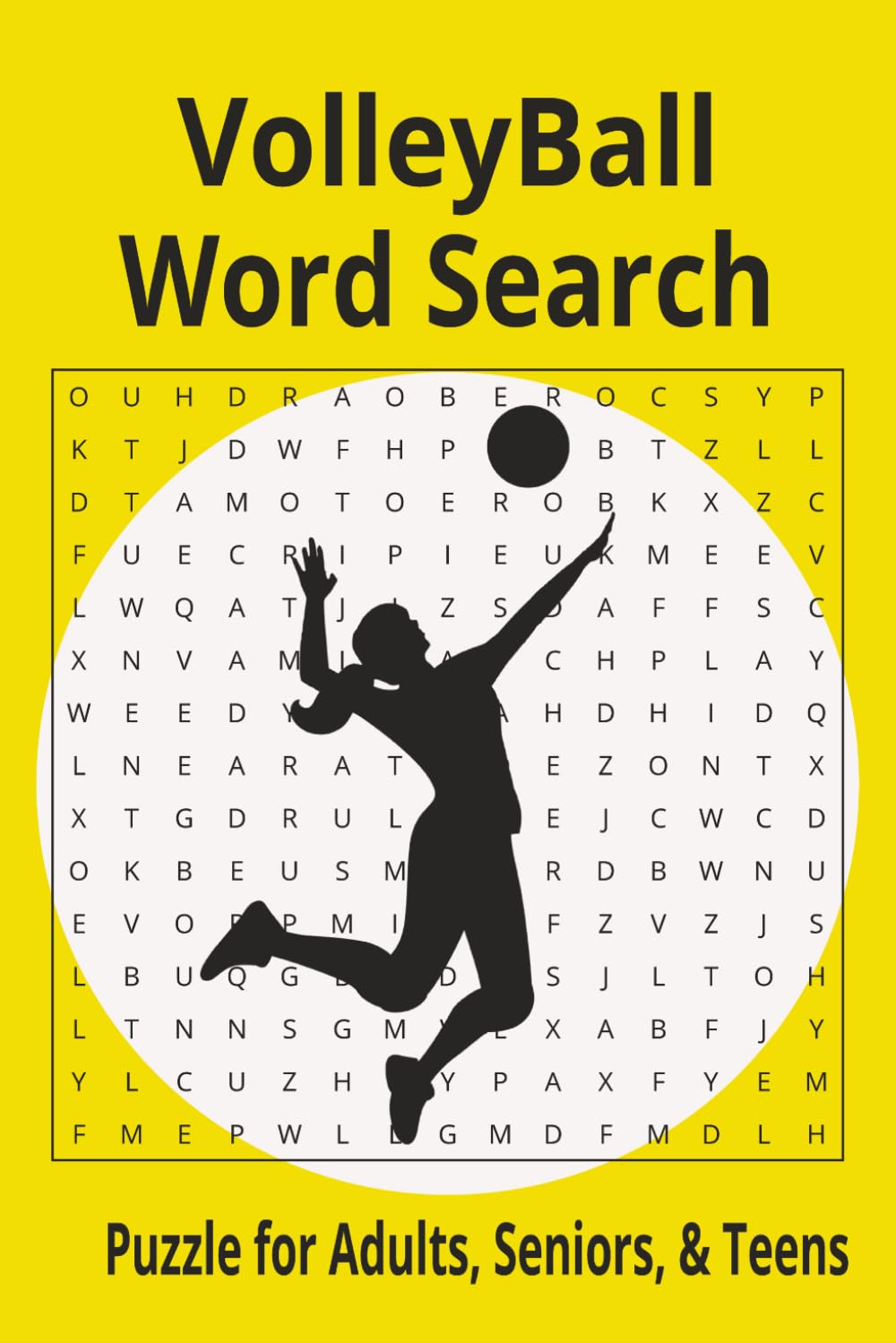 VolleyBall word search: Word Search with Easy to Read Print about Volleyballs, Volleyball lover, Volleyball net and More | 6x9 inches, 110 pages | 50+ ... Gift for Vacations, Holidays and Free Times