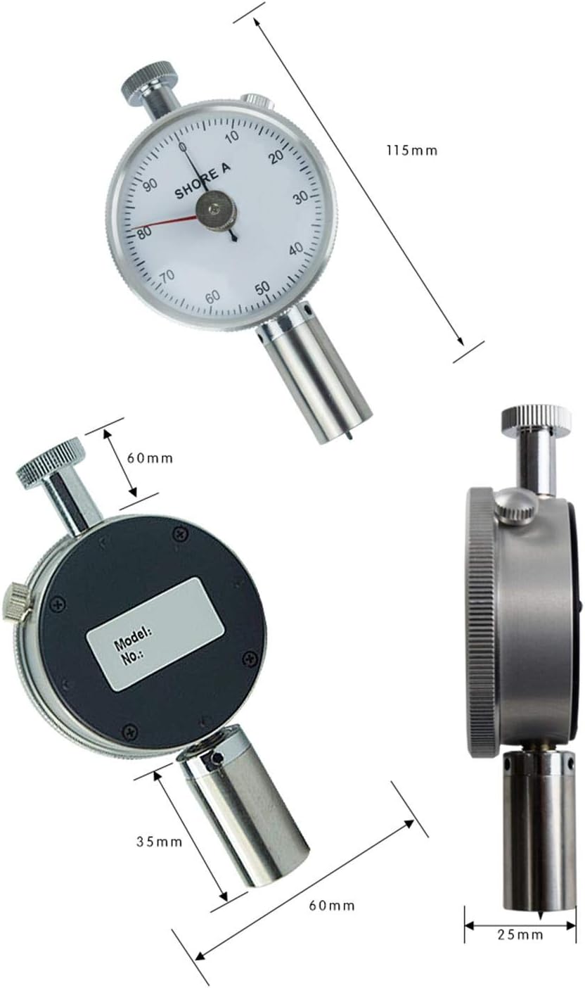 Shore A Hardness Tester Sclerometer Penetrometer With 10 to 90 HA Double Needles