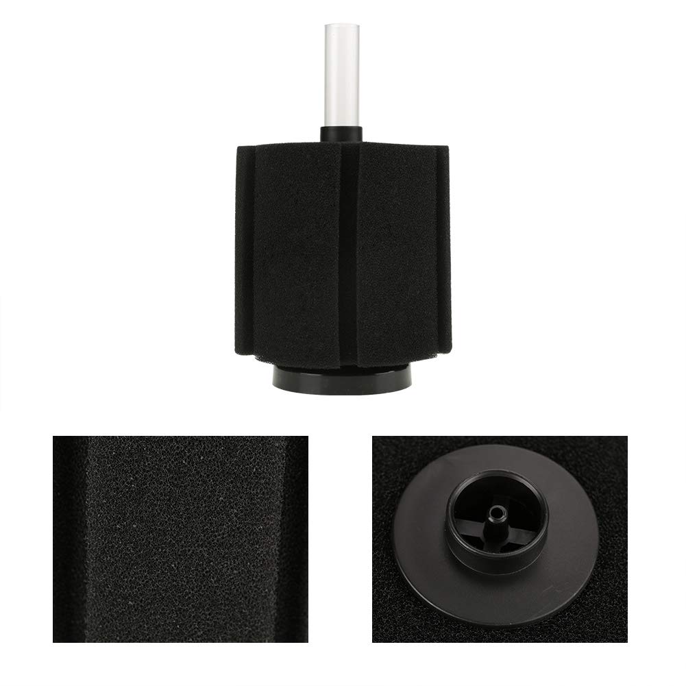 GOTOTOP Filtre Éponge pour Aquarium, Kit de 4 Pièces, Filtre en Plastique, Accessoires Faciles à Installer