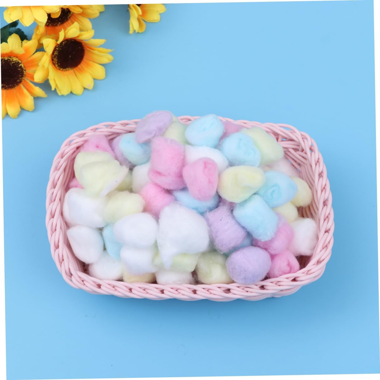 FRCOLOR 1bag Cotton Balls for Face Makeup Removal Soft Absorbent Pure Cotton Balls for Beauty Salon Home Use Gentle All Skin Types