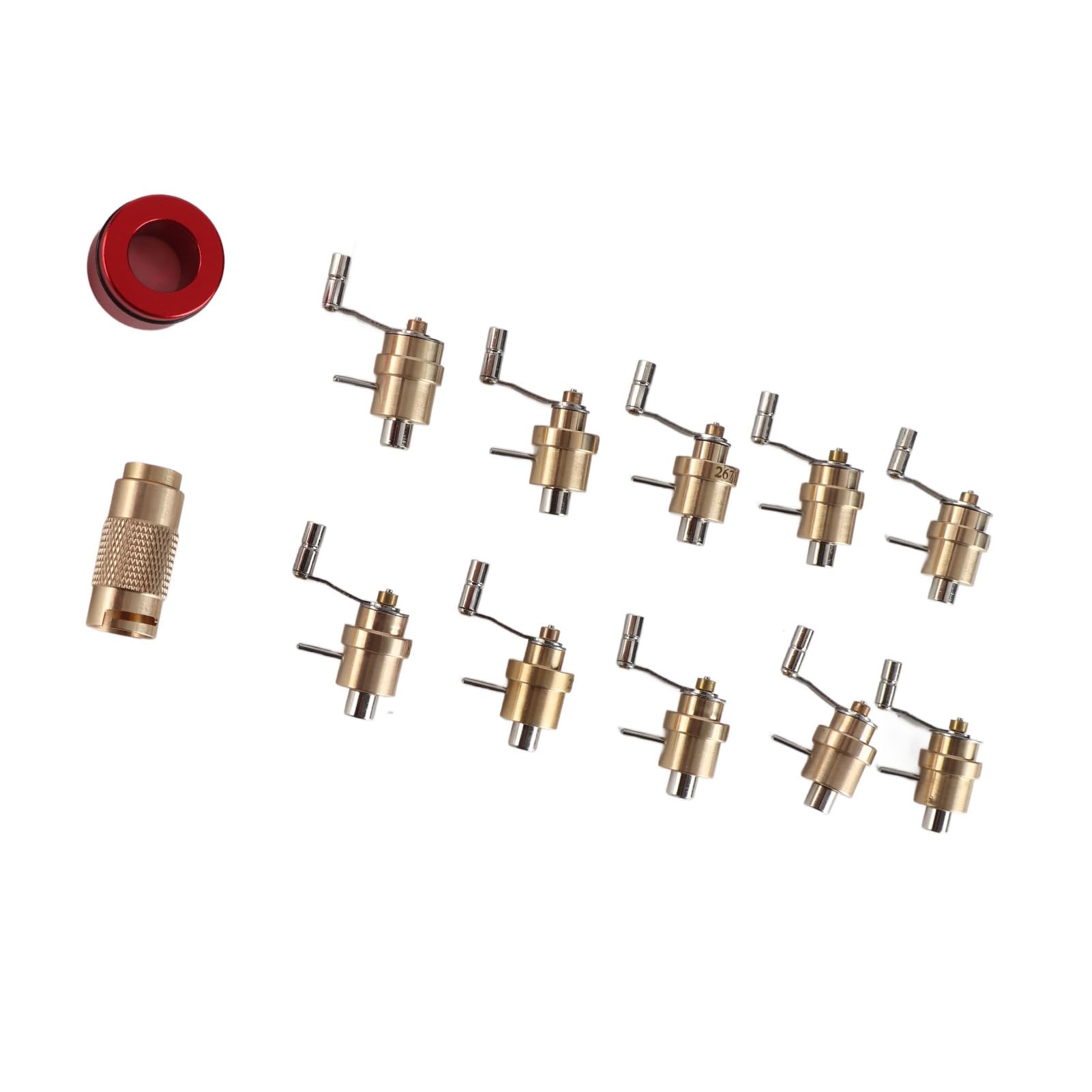 Messing Aufzugfeder Winder Set für Uhrenreparatur Werkzeug Kit