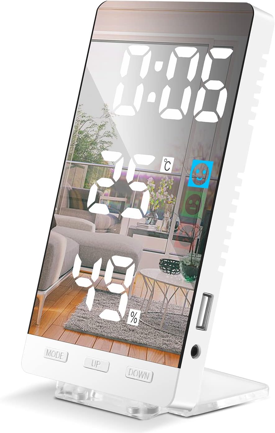 Yimmsoka Digital Alarm Clock,Led Clock Digital with