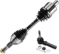 Vista 53 de Detroit Axle - Ejes CV delanteros para Chevy Trailblazer EXT Buick Rainier GMC Envoy XL XUV Olds Bravada Isuzu Ascender Saab 9-7x, 2003 2004 2005