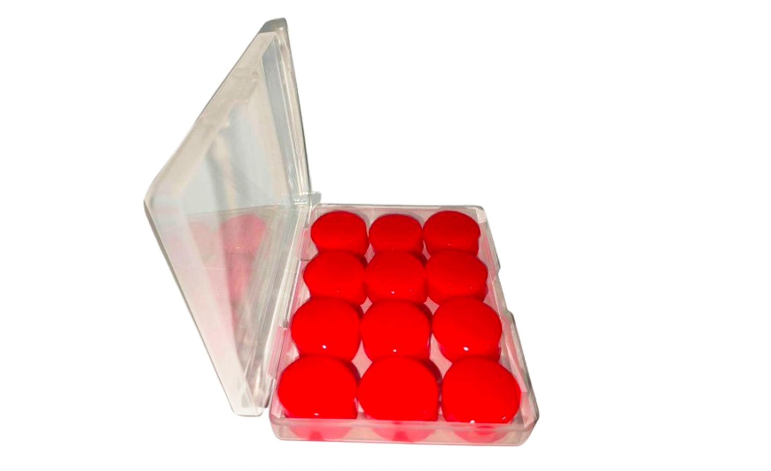 Reusable Soft Silicone Earplugs, Waterproof Noise Cancelling Earplugs for Sleeping, Shooting, Airplanes, Concerts, Mowing, 6 Pair Red Silicone Balls Ear Plugs.-image-25