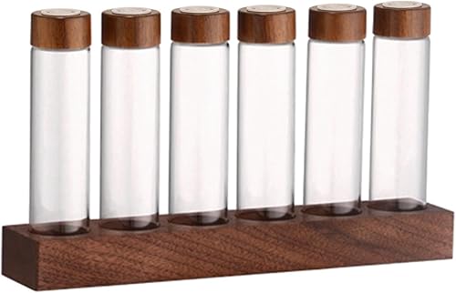 Miniatura 7 de KLKCMS Tubo de ensayo de granos de café, recipientes de almacenamiento de granos de café, recipientes de almacenamiento de granos de café, tubos de