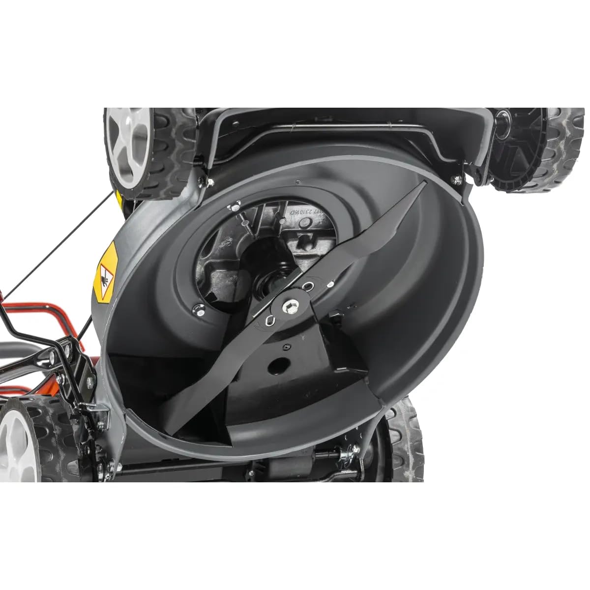 Kosiarka spalinowa z napędem, 2,4 kW, Garden DEDRA, Loncin 139 cmcm, szerokość cięcia 43 cm, centralna regulacja wysokości koszenia 25-75 mm (6 stopni)