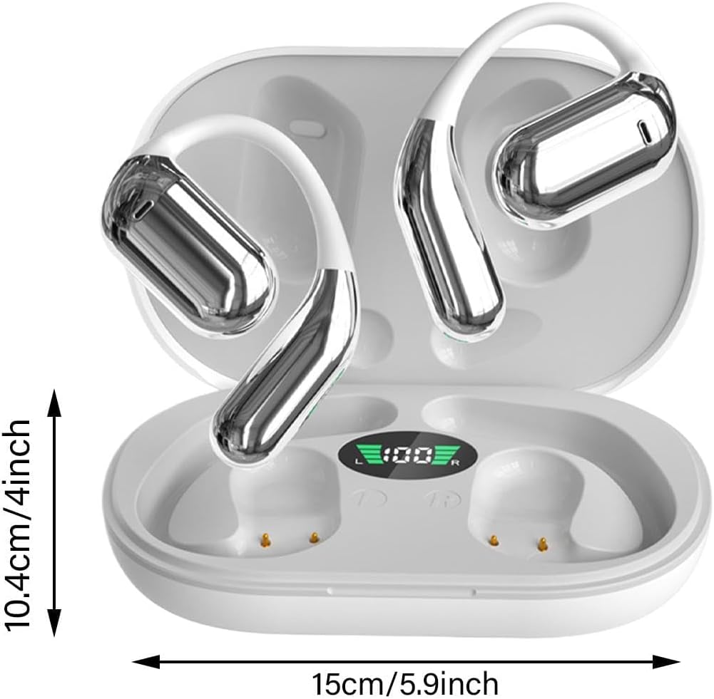 Ai Translation Earbuds, Language Translation Headphones, Type-C Charging Earbuds, Ai Translator Device, 144 Languages Translator, Long Battery Life Earbuds, Translation Earbuds for Phones