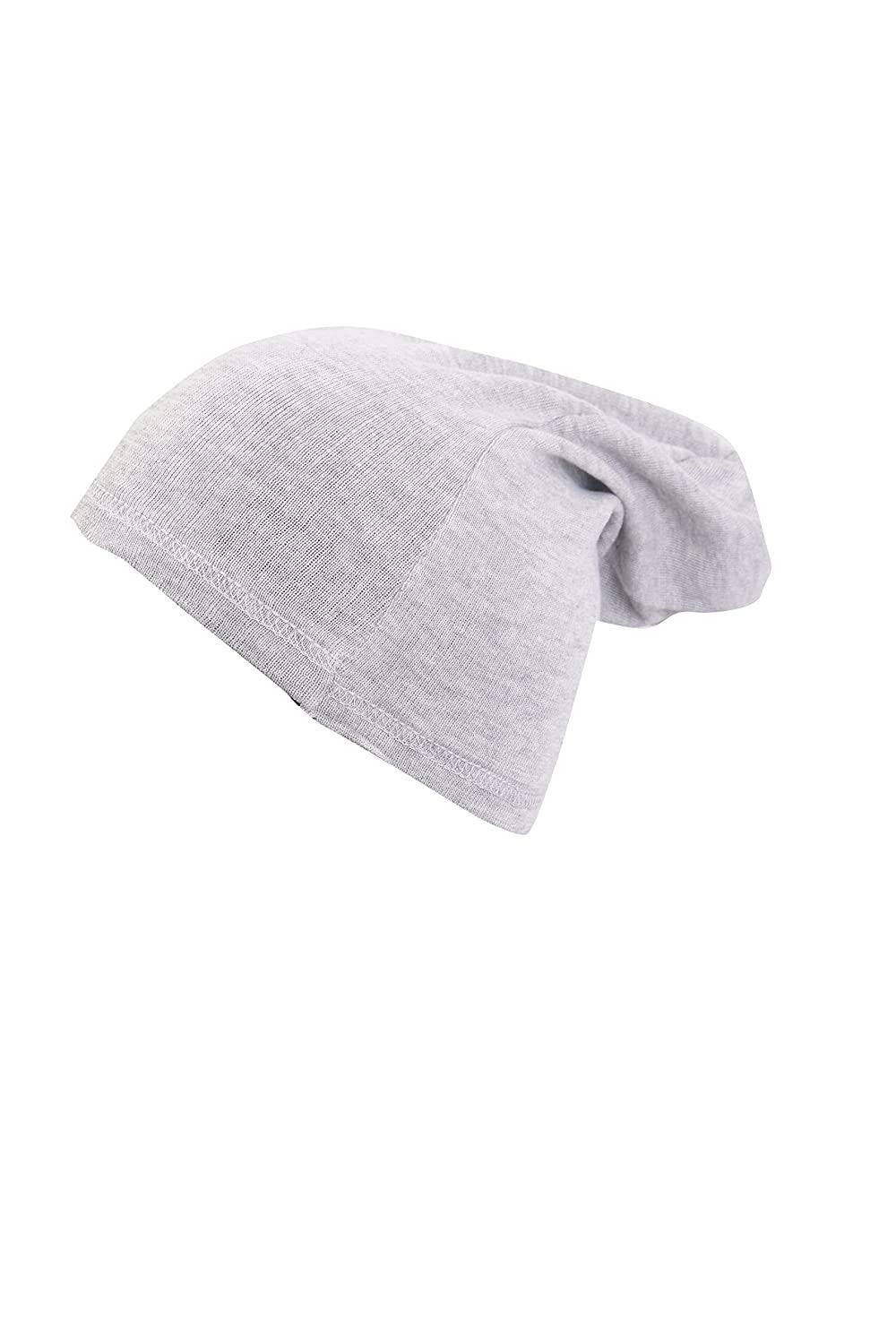 Boy's Cotton Slouchy Beanie (Light Grey, Free Size)-image-32