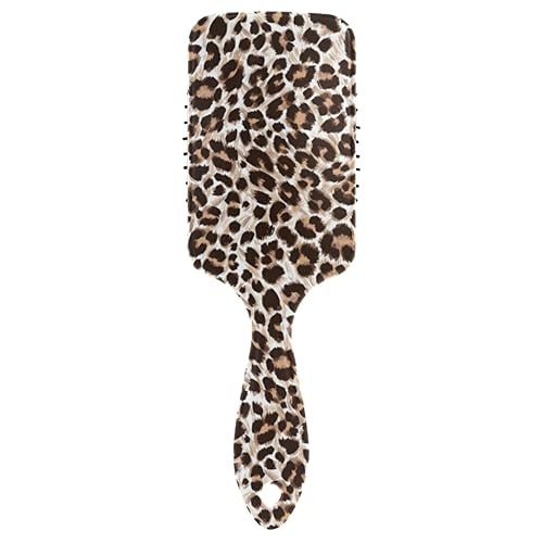 Miniatura 5 de Cepillo de pelo con estampado de leopardo y guepardo, cepillos desenredantes de plástico, cepillo de pelo natural para mujeres y hombres (color 7)