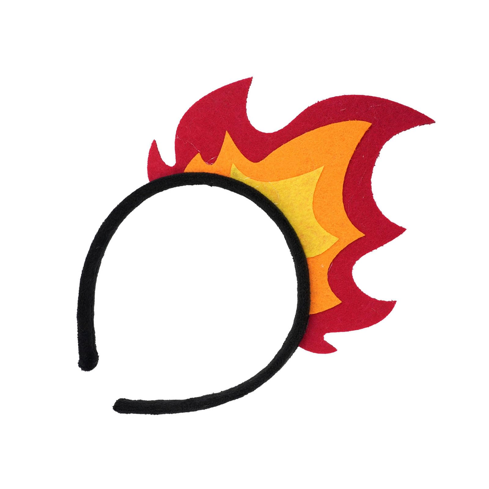 Flame Hair Hoop Halloween Costume Holiday Headpiece Adjustable Artistic Punk Headbands Adjustable Headbands