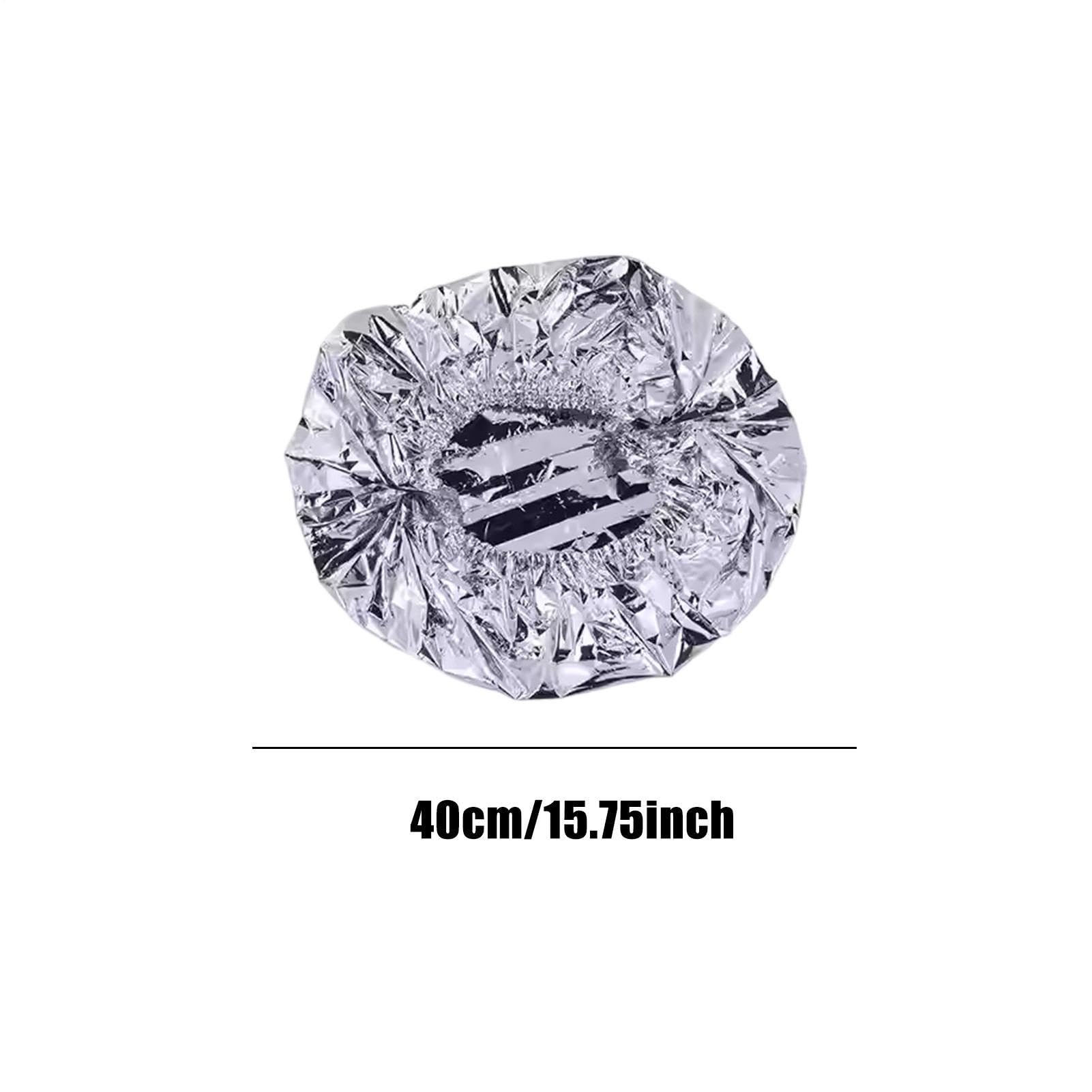 Générique Deckel aus Aluminiumfolie – waschbar und faltbar | Deckel für Lebensmittel aus Aluminium, für Restaurant, Camping, Hotel, Schlafsaal, Wohnung, Haus, Küche, Picknick, Badezimmer
