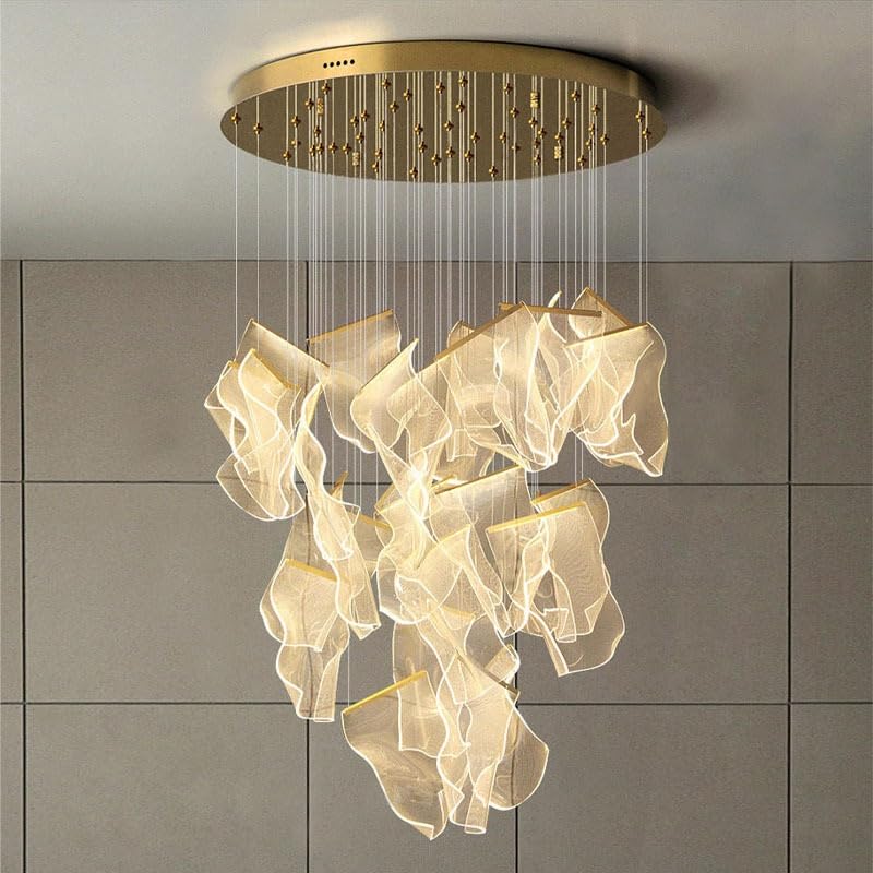 Generico Lampadari, Lampadario moderno a led for sala da pranzo, lampadari for soggiorno, lampade a sospensione for ristorante, a a soffitto(White light)