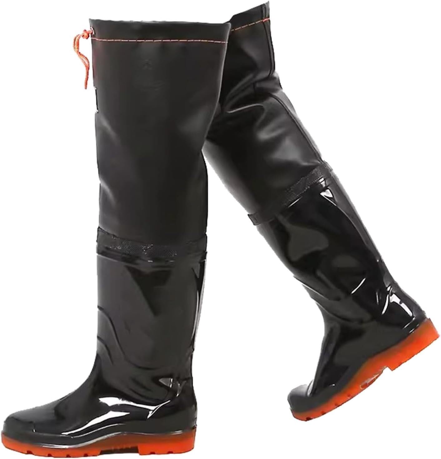 Wodery do połowu muchowego, lekkie buty do brodzenia, wodoodporne buty myśliwskie z regulowanym ściągaczem i antypoślizgową podeszwą(9)