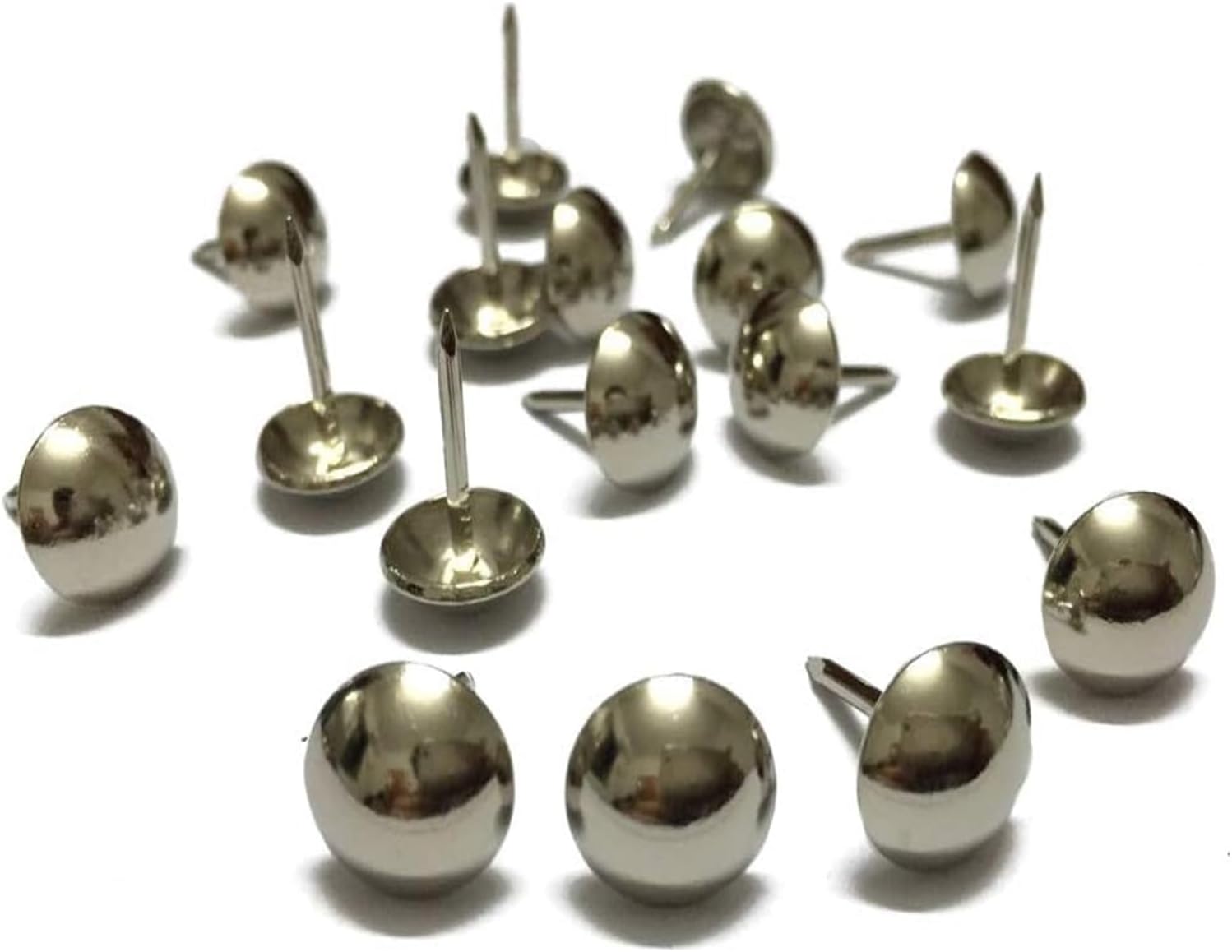 Decorative Furniture Nails Upholstery Tacks10-200 Pieces Upholstery Tacks - Furniture Nails Pins Pins Thumb Tacks, 30 x 30mm/Silver/20PCS