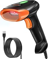 Vista 9 de KUIIYER Escáner de Código de Barras Inalámbrico, Escáner de Código de Barras 2D QR 1D Portátil con Sensor CMOS Actualizado de 800 X 600 Píxeles