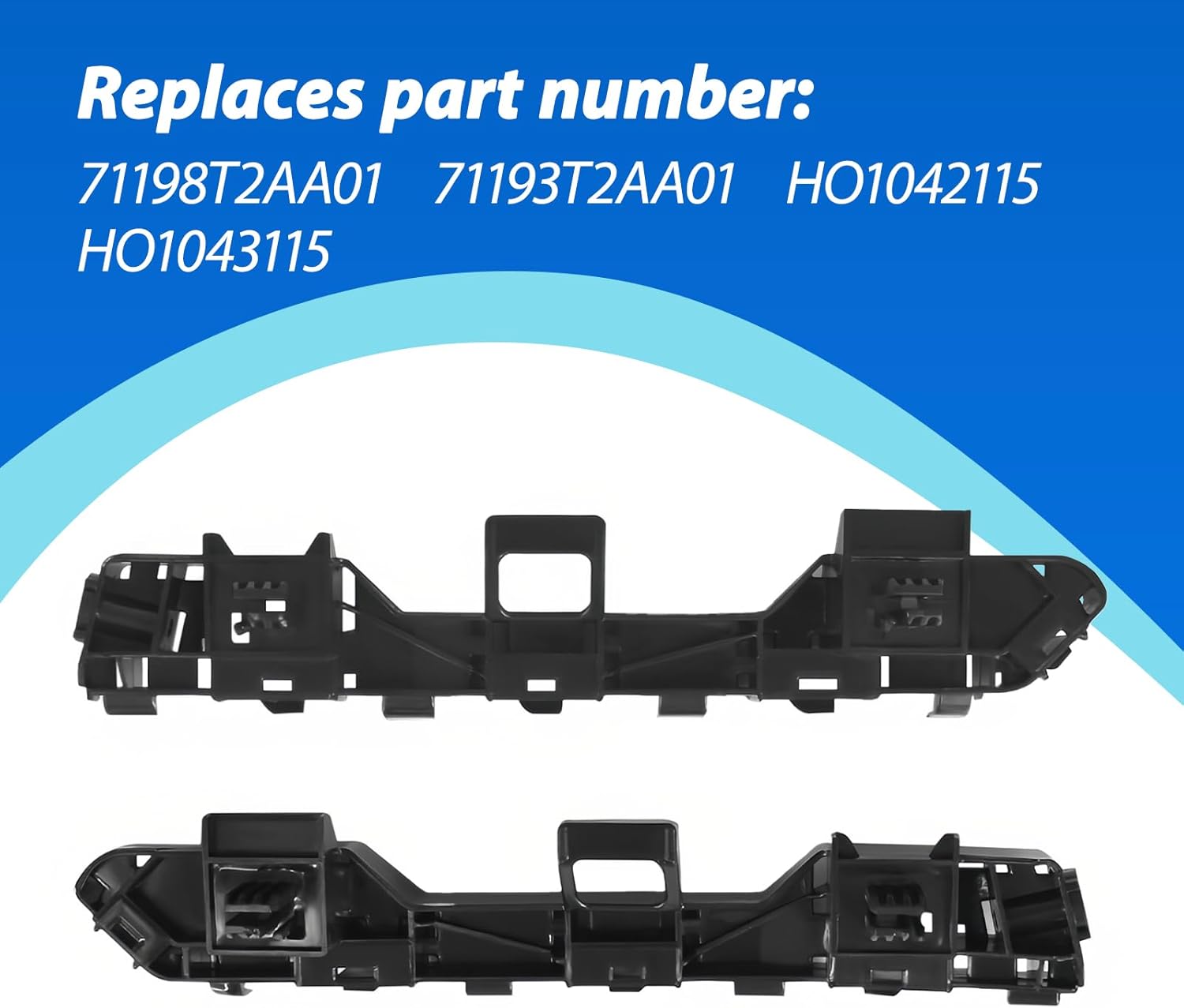 Front Bumper Bracket Fits for 2013-2017 Honda Accord Sedan 71198T2AA01 71193T2AA01 HO1042115 HO1043115