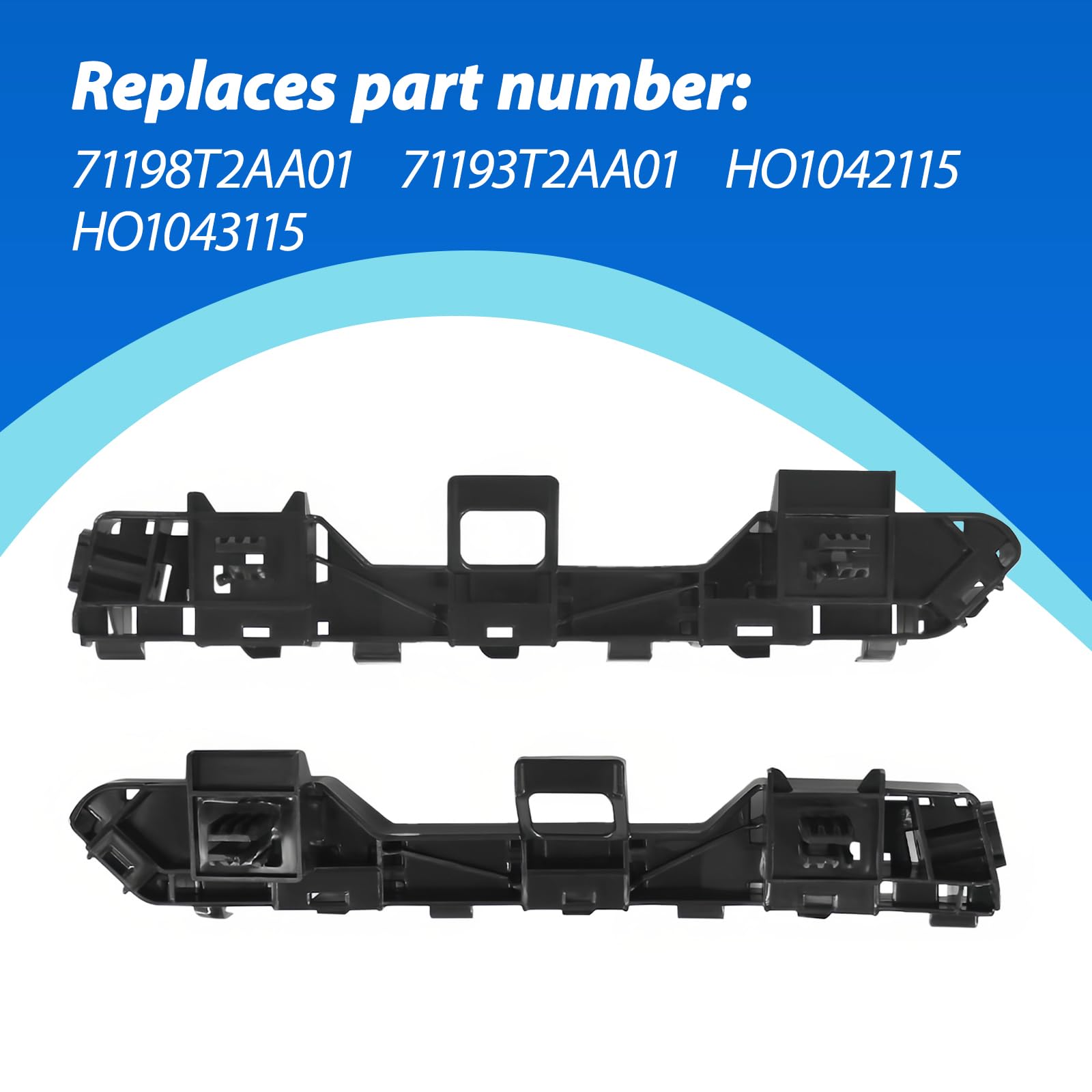 Right Front Bumper Cover Support Sedan; Cover Spacer – HONDA ACCORD Right Front Bumper Cover Support Sedan; Cover Spacer – HONDA ACCORD