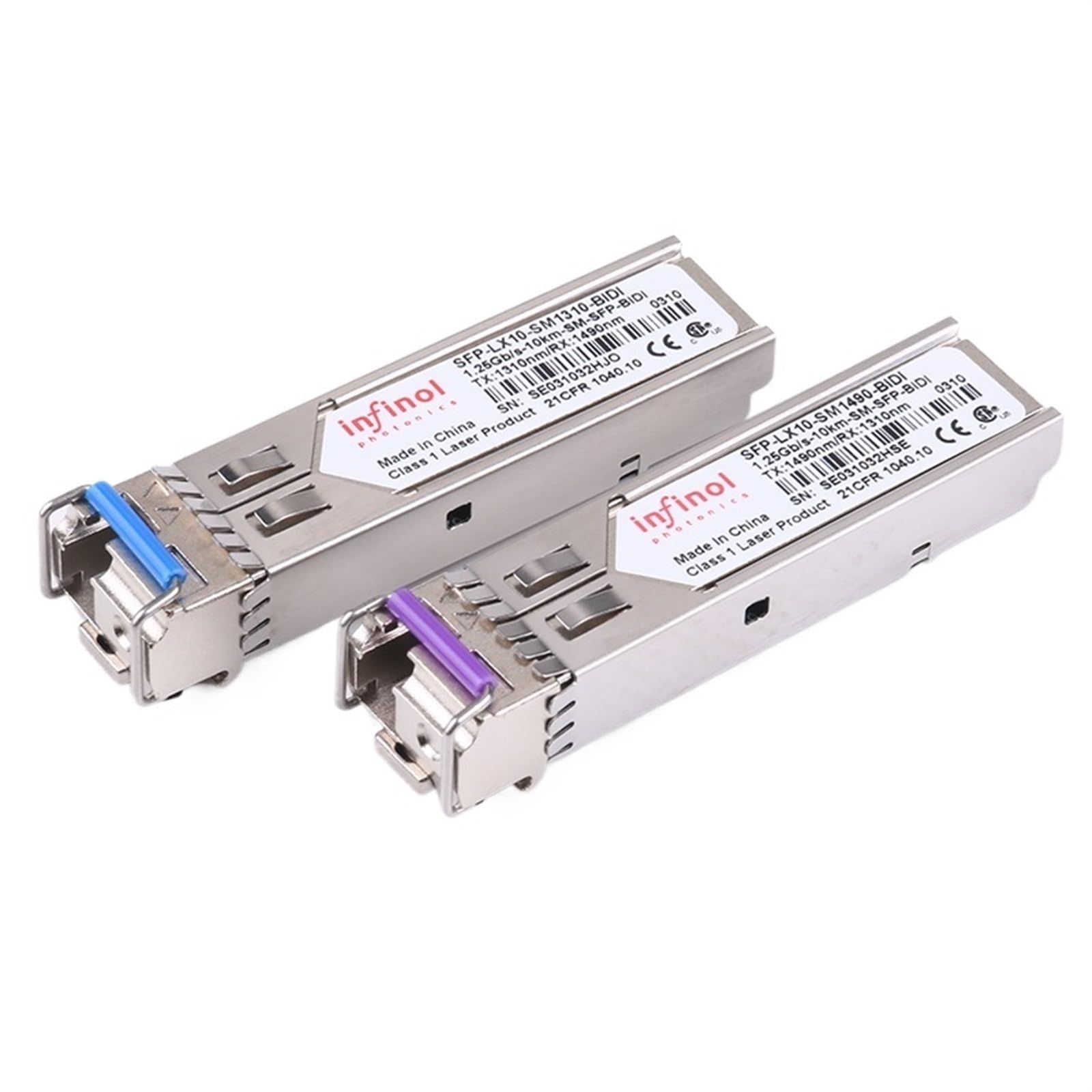 1,25g gigabit SFP Single Mode Single Fiber LC Port optisches modul Single core 10KM