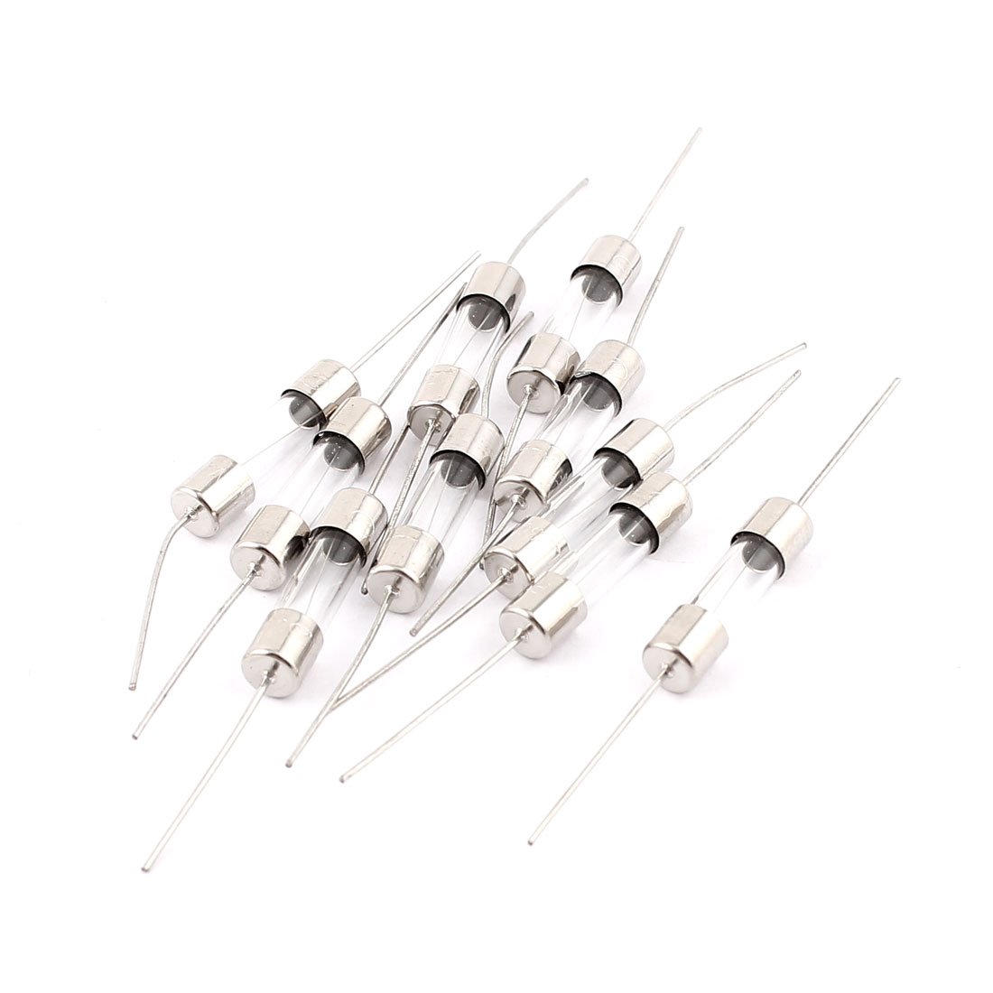 Sourcing Map Fusion Rapide électrique Tube Verre Au Fil Axial Fusibles 5 X 20mm 250V 1A 10pcs