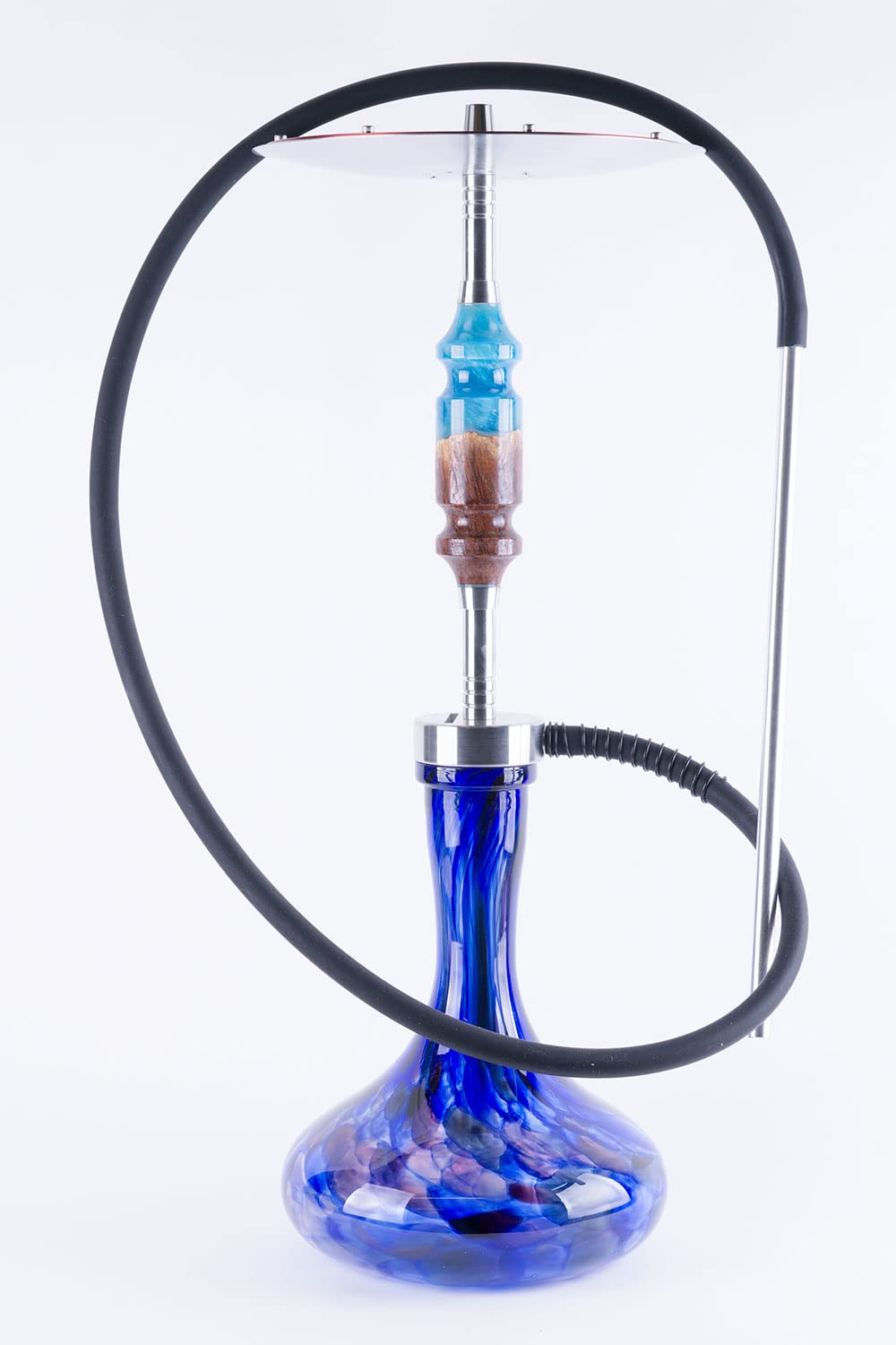 B2 Hookah SS-Inox PCC Nothing But Blue Skies - 100 Hand Made - 1 of 1 Custom -