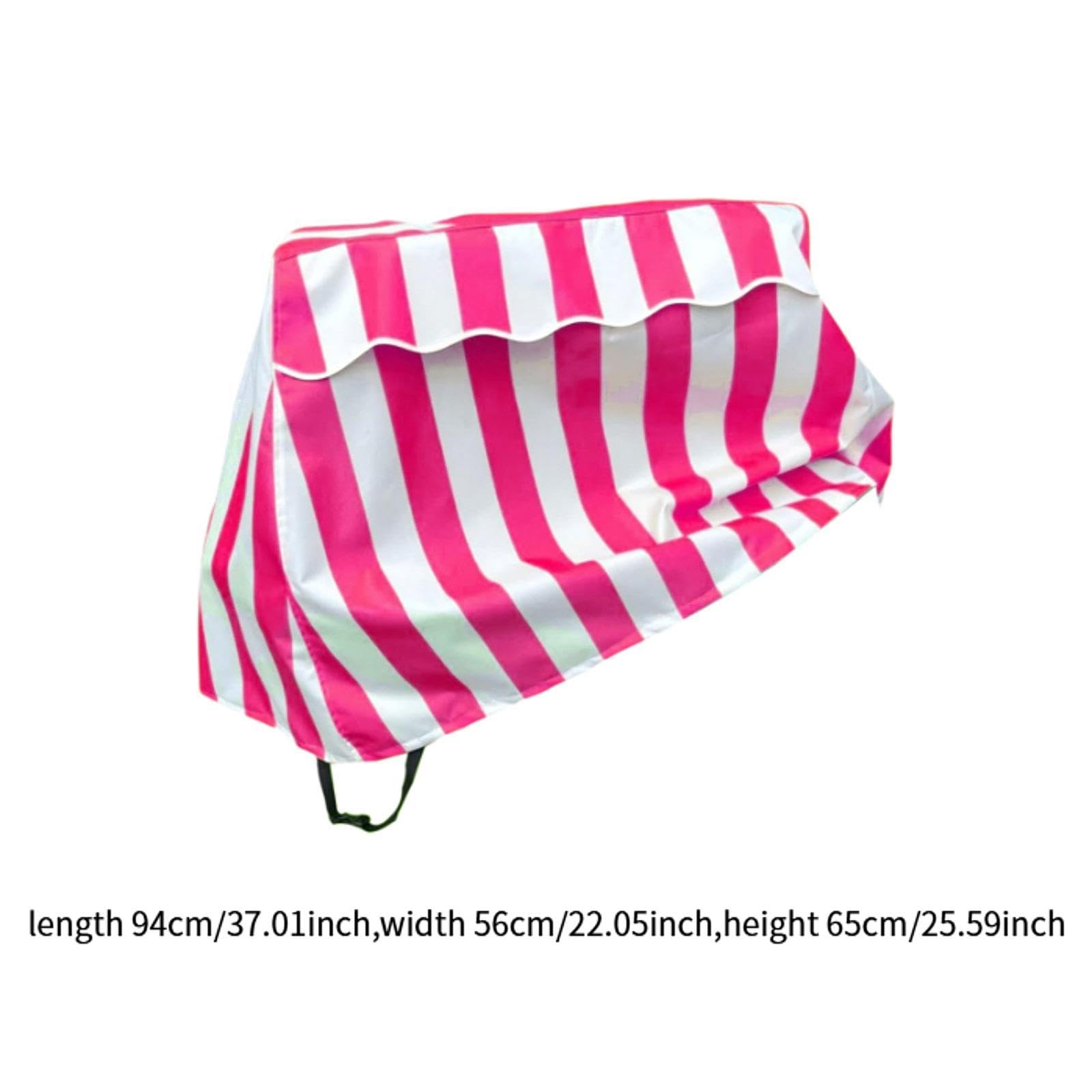 Housse pour Table de Jeux d'eau en Tissu Oxford Robuste. Coupe-Vent, Imperméable et Anti-poussière, avec Poignées et Boutons-Pression pour Une Fix, Rose