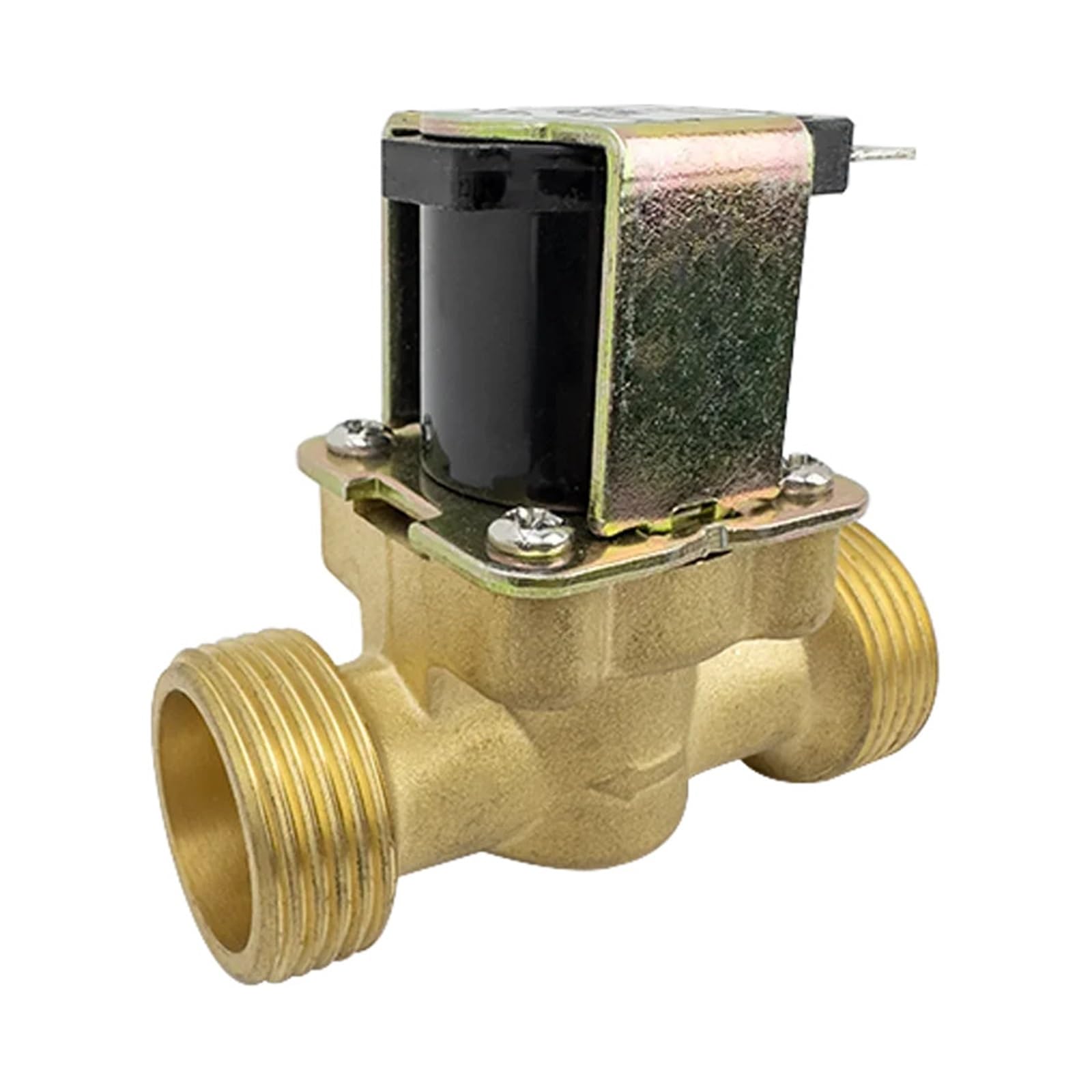 G3/4 "AC 110/220 DC 5/12/24V normalnie zamknięty mosiężny zawór elektromagnetyczny do kontroli wody magnetyczne przełączające zawory wodne Płyn przemysłowy(BSP_AC-4W)