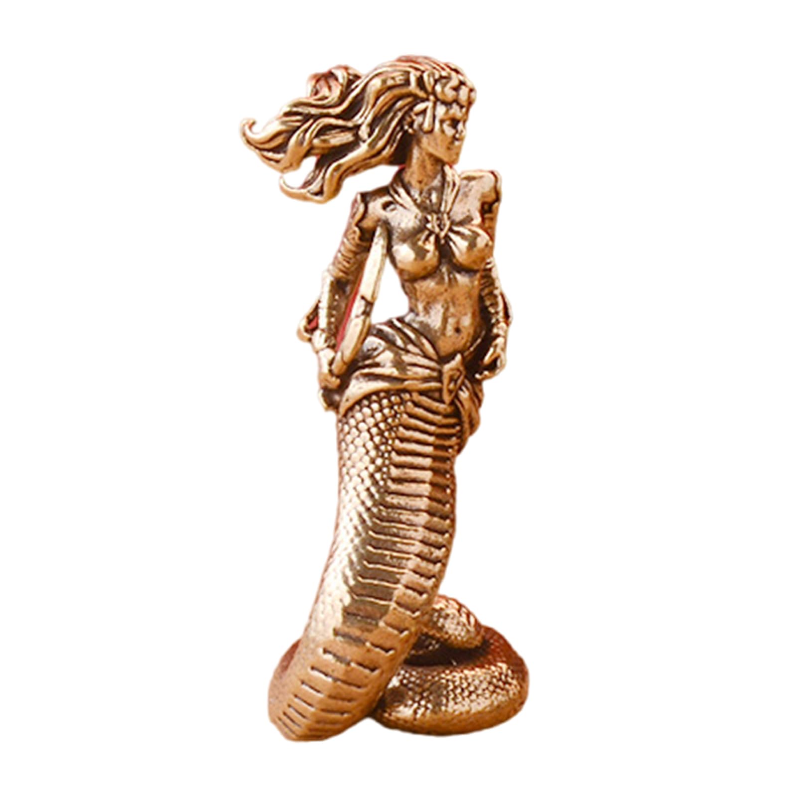 Lerpwige Medusas Decors Figurines Bass Medusas Statue Medusas Decorative Objects For Living Room Bookshelf Side Table Decors