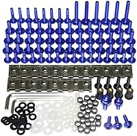 Vista 5 de WYNMOTO Compatible con Yamaha R1 YZF-1000 R1 2012 2013 2014 2015 2016 completo carenados de motocicleta de aluminio tornillos de cuerpo clips