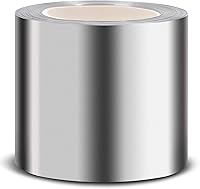 Lostronaut 55ft Zinc Roof Strips for Moss Control - 2.5in Wide Metal Roll Prevents Moss & Stains on Roofs & Gardens