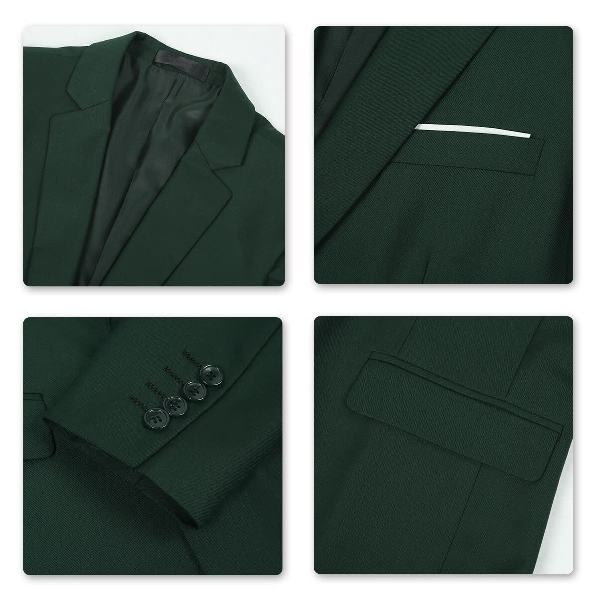 Allthemen Blazer Homme Slim Fit Formel Un Bouton Veste de Costume Veston Mariage