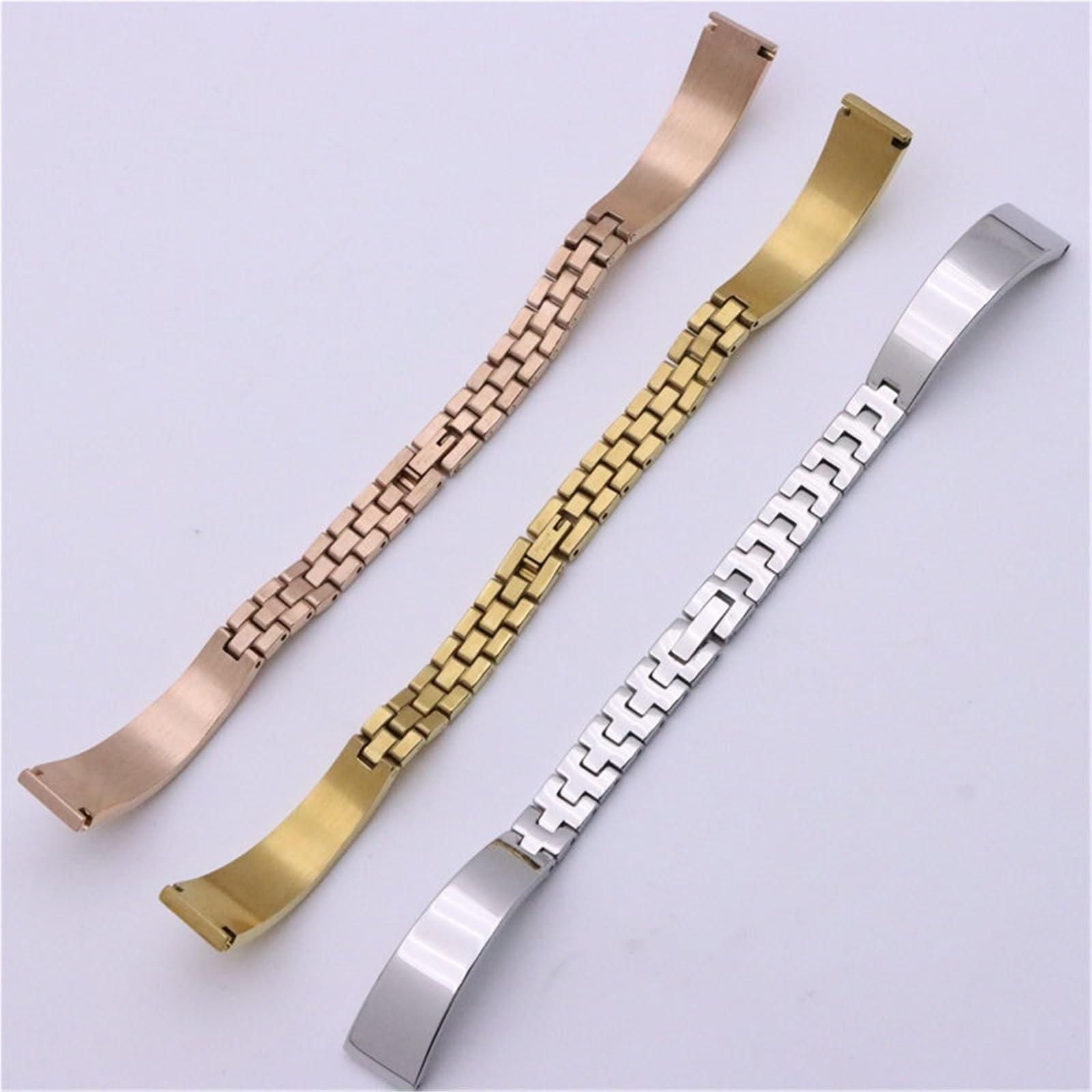 Accessori for orologi Cinturini in acciaio inossidabile da donna 8 mm 10 mm 12 mm 14 mm Cinturino casual elegante e resistente