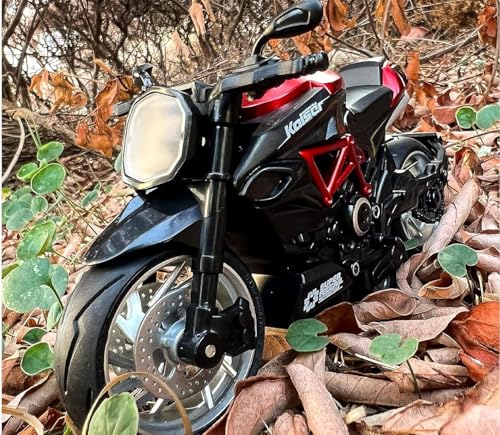 Image of Diecast Agusta 1 :14 Alloy Metal Pull Back Die-Cast Bike Scale Model Pullback Motocycle Mini Auto Toy Bike for Kids Best Gifts Toys for Kids Boys (Multicolor)