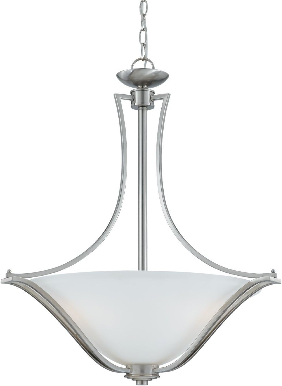 Triarch 9035-BN 3 Light Kavala Large Pendant, Satin Nickel