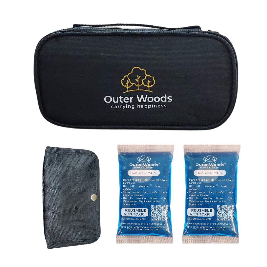 See full amazon price history chart for Outer Woods Insulin Cooling Travel Pouch for Diabetics with Two Ice Gel Packs - Black | Cold Pack for Insulin | Insulin Carrier Bag | Keep Insulin Safe and Cool for 6 to 8 Hours Outer Woods Insulin Cooling Travel Pouch for Diabetics with Two Ice Gel Packs - Black | Cold Pack for Insulin | Insulin Carrier Bag | Keep Insulin Safe and Cool for 6 to 8 Hours (B0BKQHCPZ2) Amazon Price History, Amazon Price Tracker