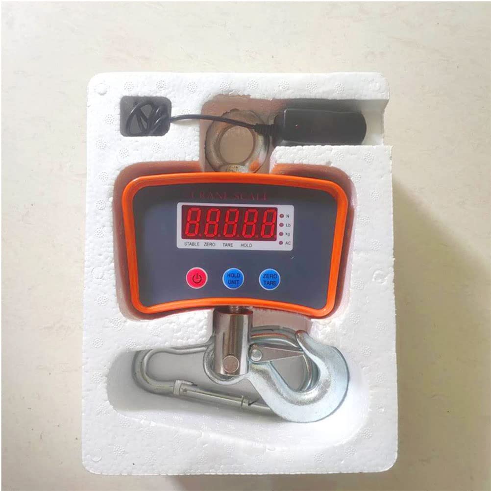 przemysłowa waga dźwigowa, Przemysłowa waga wisząca 500KG elektroniczna cyfrowa waga dźwigowa do zawieszania Heavy Duty przemysłowy wyświetlacz LED 1100 LBS cyfrowa waga dźwigowa