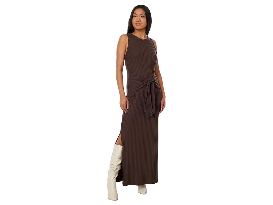 Michael Stars Solana Midi Dress (Java) Women's Dress INTERNATIONAL SHIPPING