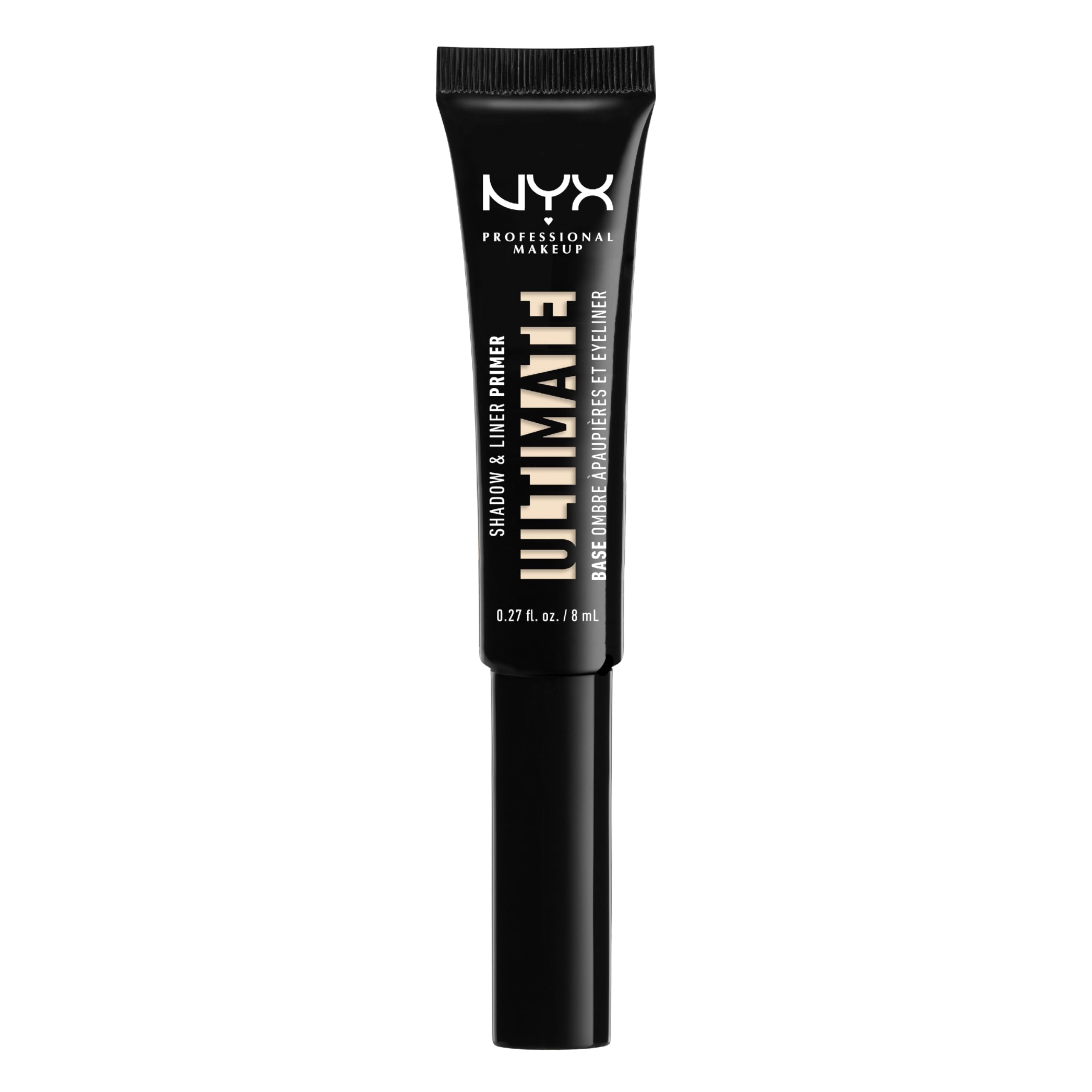 NYX Professional Makeup Vitamin E Infused Ultimate Shadow and Liner Primer, Super Creamy Infused with Vitamin E, Vegan & Cruelty-free Formula, Shade: Light