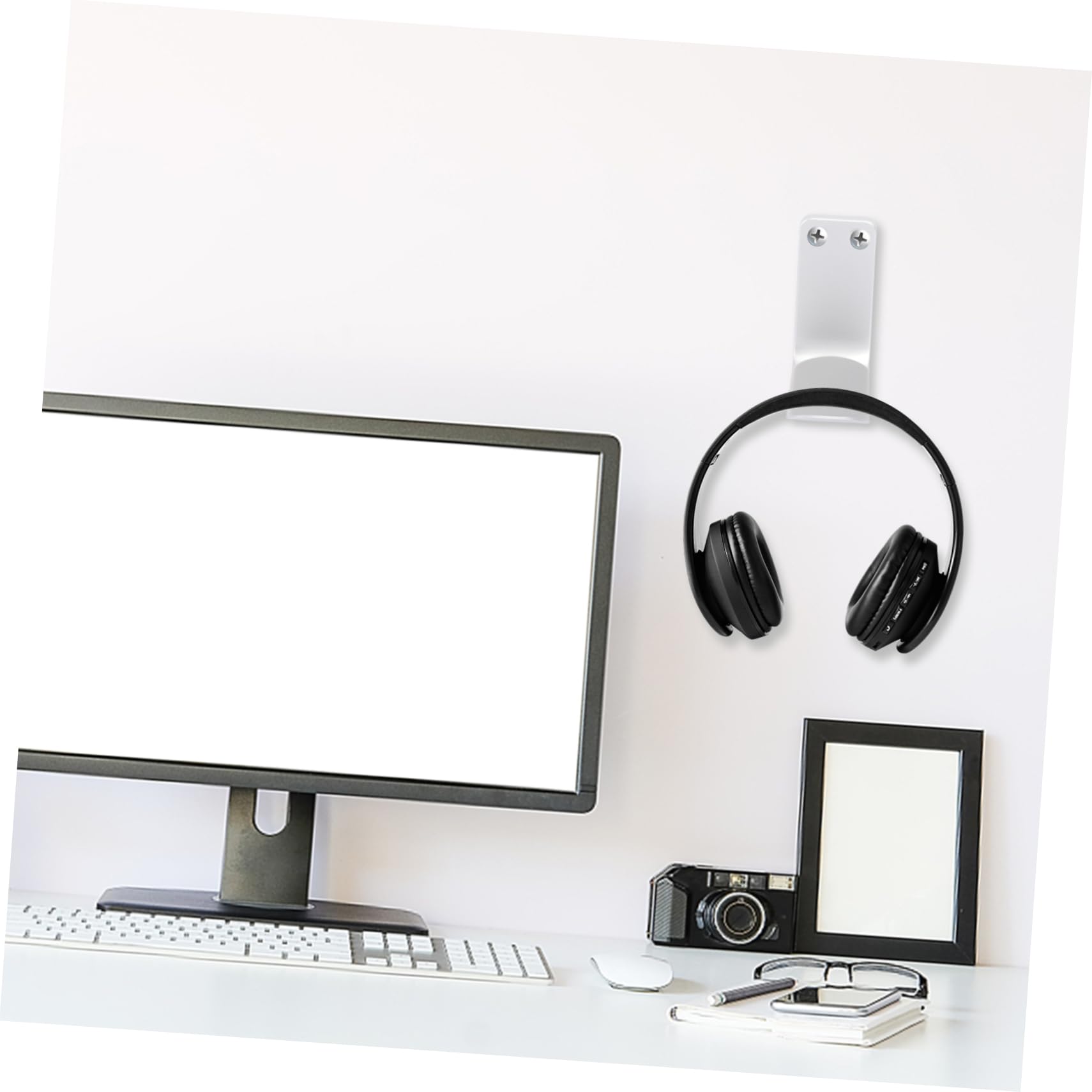 Hemobllo 3piezas Soporte De Auriculares De Aleación De Aluminio Organizador De Escritorio para Gaming Rack para Auriculares Duradero y Elegante para Mantener Tu Espacio Limpio y Ordenado