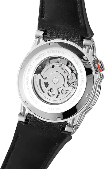 FORSINING Waterproof Automatic Men Big Face Watch Powerful Exotic Tourbillion Skeleton Watch
