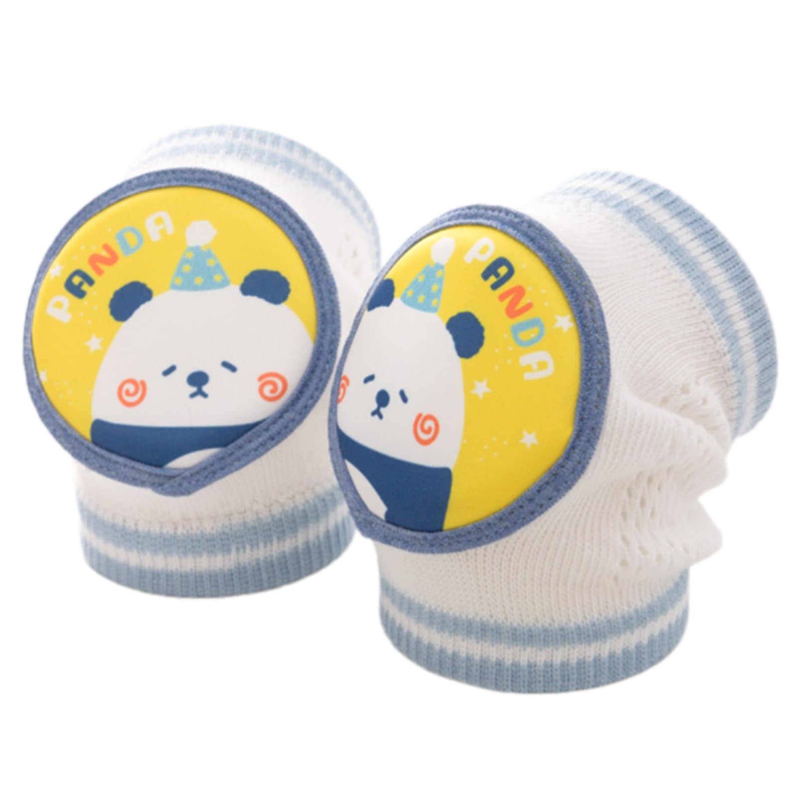 Ginocchiera in cotone traspirante per bambino attivo antiscivolo per gattonare protezioni morbide traspiranti per il ginocchio del bambino doccia regalo