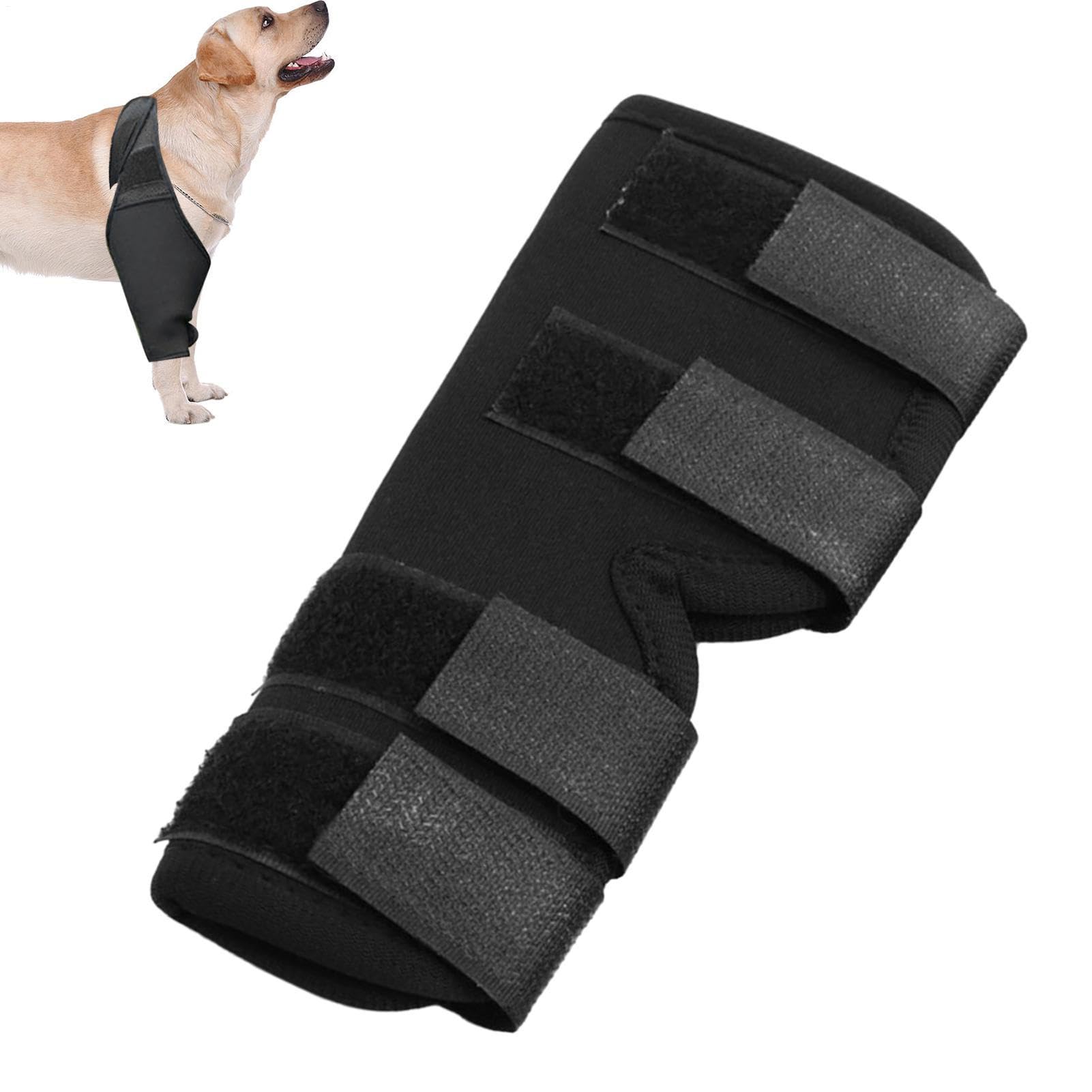 Dog Back Braces - Wound Bandages, Hock Brace Non-Slip Strips, Support and Protect Injured Legs, Adjustable and Breathable Dog Shoulder Straps.