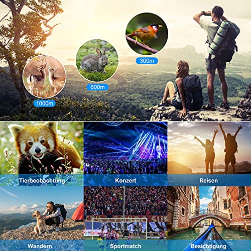 Monokular Teleskop, 12X50 HD Handheld Fernrohr mit Smartphone Halter Einstellbar Stativ, Hochleistungs Starscope… – Bild 6