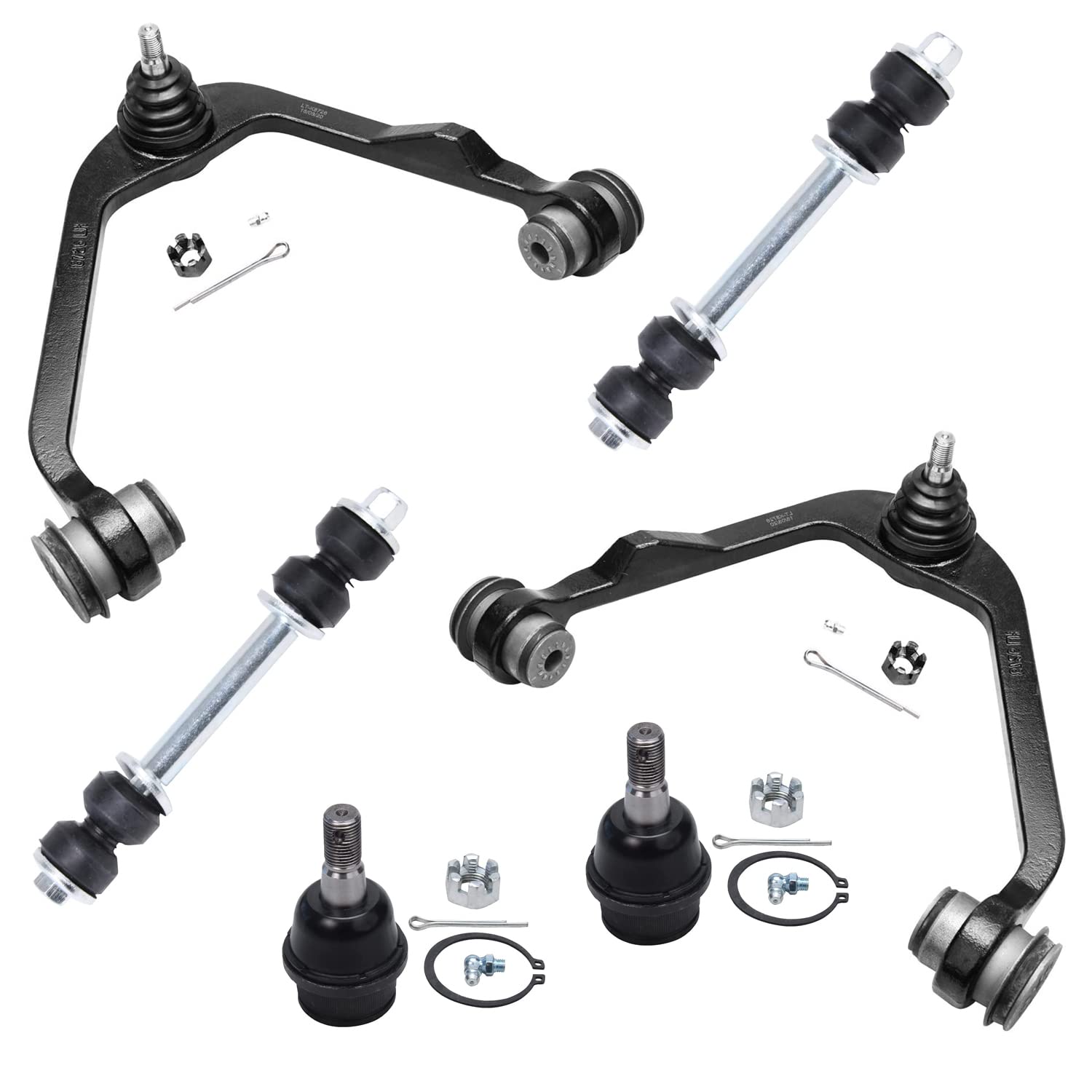 Detroit Axle - Front End 6pc Suspension Kit for 2WD Ford F-150 Expedition