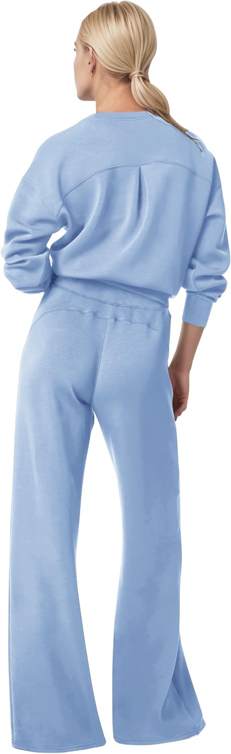 COCOMARTS Womens 2 Piece Lounge Sets Wide Leg Tracksuit Casual Sweatsuits Matching Set 2025 Fall Clothes Trendy Outfits - Image 5