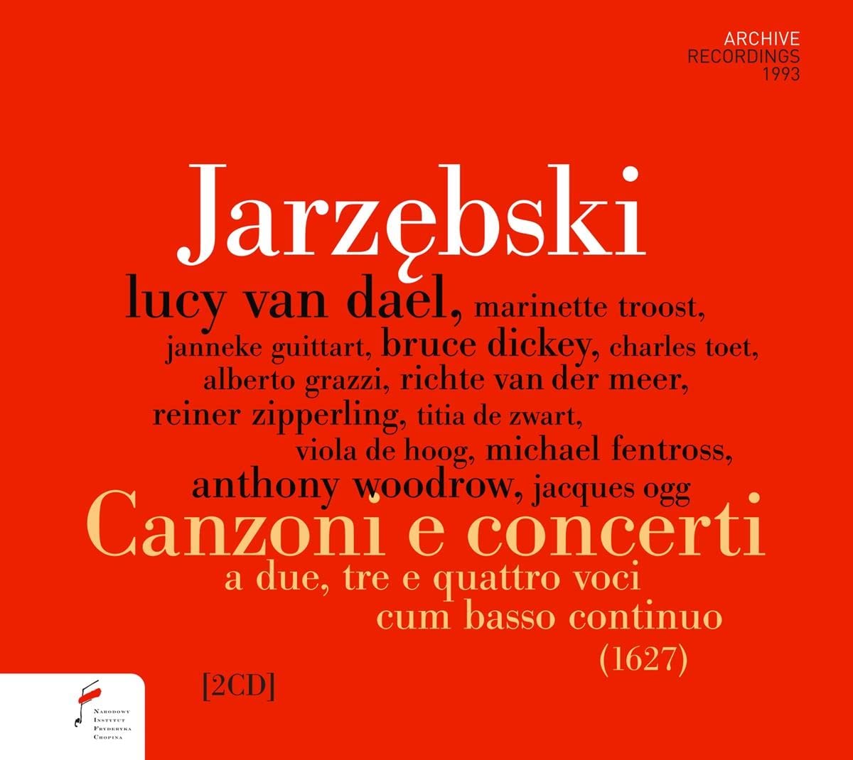 Jarzebski: Canzoni E Concerti A Due, Tre E Quattro Voci Cum