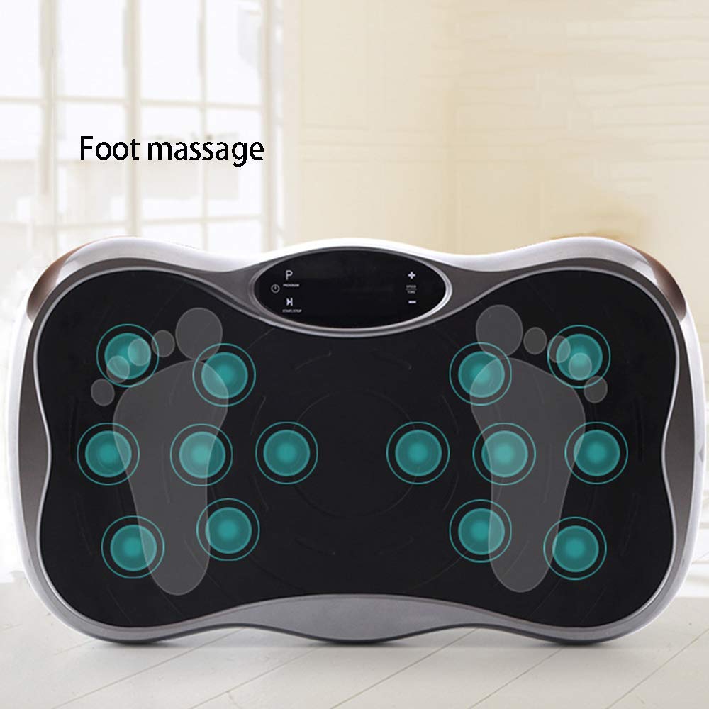 Wibracyjna maszyna do ćwiczeń Fitness Plate Power Vibration Plate Wibrująca maszyna do ćwiczeń z pilotem do domowego biura i wyświetlaczy na siłowni, aby stracić tłuszcz i napięcie w domu