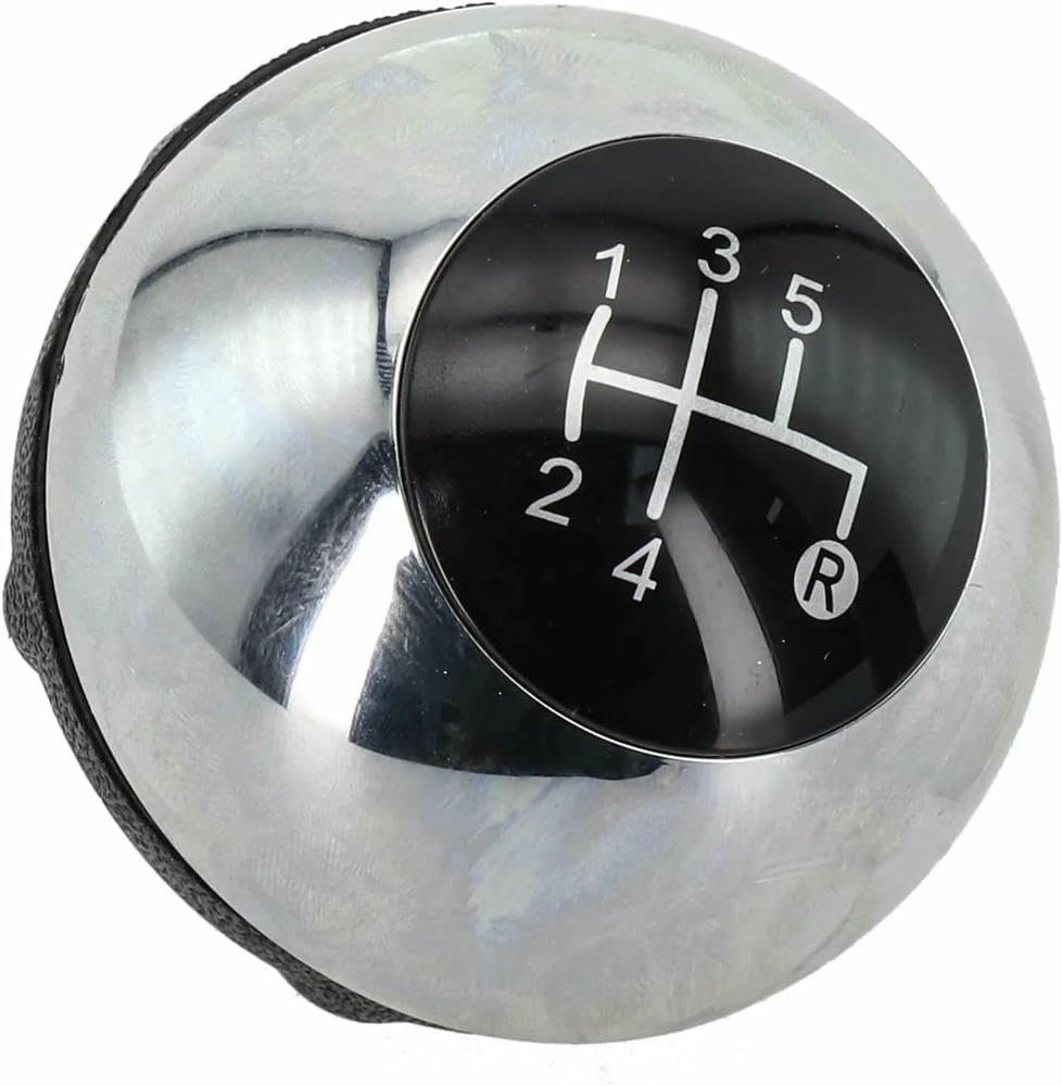 GZNBB Car 5/6 Speed Car Manual Gear Shift Knob Shifter Lever Accessories, for Fiat 500 2012-2018 55344048