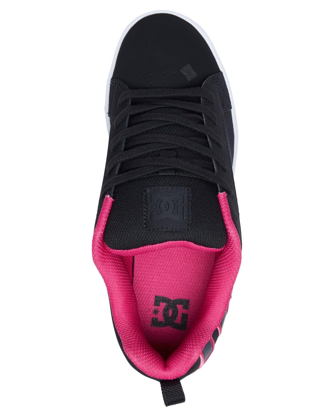 Dc Shoes Women Court Graffik WM Black/Pink Stencil 8 UK 42 EU